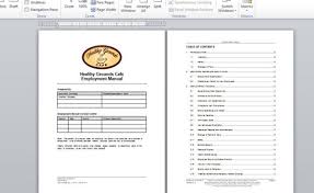 Resume format printable 2 resume format resume resume format. Employment Handbook Template For Word