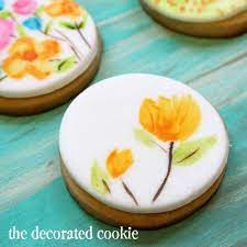 Painted Watercolor Cookies Cookie