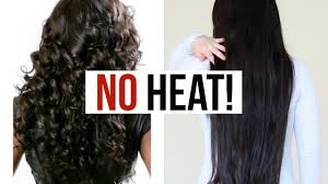 how to straighten hair without heat