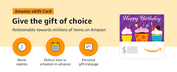 Then you can simply spend the amazon gift card whenever you'd like as they don't expire. Amazon Com Amazon Com Gift Cards Print At Home Gift Cards