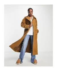 Weekday Travis Wool Trench Coat With