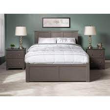 Afi Madison Grey Queen Solid Wood