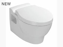 Kohler White Oval Wall Hung Toilet With