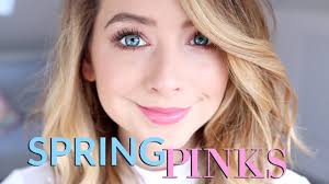 spring pinks makeup look show tell