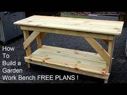How To Build A Garden Work Bench Free
