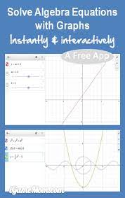 solve algebra equations with instant graphs