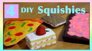 4 diffe ways to make squishies