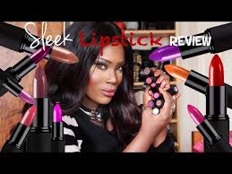 sleek lipsticks review 14 shades