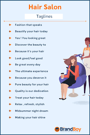 catchy hair salon slogans and lines
