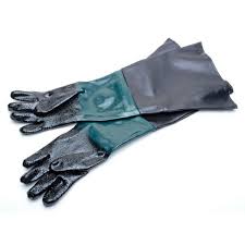abrasive blast cabinet glove set