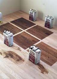 hardwood floor staining and color
