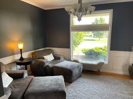 adding warmth to a gray room designed