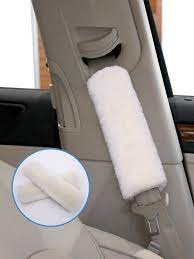 2pcs Car Seat Belt Soft Plush Shoulder