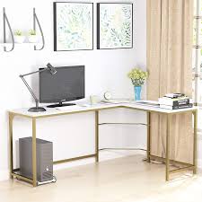 Check spelling or type a new query. Cheerwing Reversible L Shaped Computer Desk Corner Pc Laptop Gaming Workstation Table White Walmart Com Walmart Com