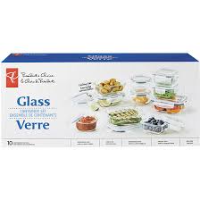 President S Choice Glass Container Set