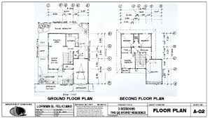 ground floor plan second floor plan