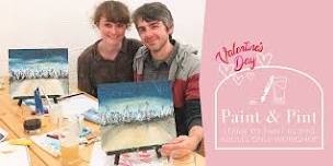 Valentines Paint and Pint at Boundary Taproom