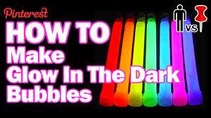 How To Make Glow In The Dark Bubbles Man Vs Pin 29