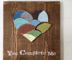 Love Puzzle Creative Wood Wall Hanging