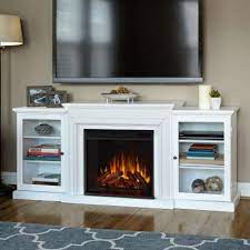 calie electric fireplace media cabinet