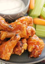 These are a large wing. Crispy Baked Chicken Wings With The Best Buffalo Sauce Foodtastic Mom
