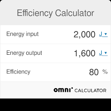Efficiency Calculator