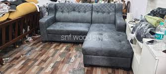 3 seater living room l shape sofa set