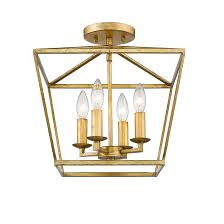 Shop Mini Lantern Ceiling Light And Pendant In Gold Overstock 31521067