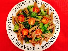 y spelt pasta with broccoli and