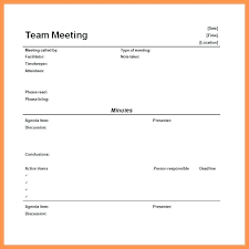 Minute Notes Template Free Meeting Notes Template Minutes