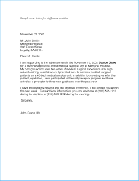 Brilliant Free Sample Cover Letter For Job Application To