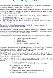 Family Related Medicaid Programs Fact Sheet Pdf Free Download