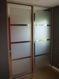 Frosted Mirror Glass Closet Doors
