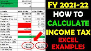 income tax calculation fy 2021