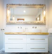 These bathroom vanity ideas are too good not to save as inspiration. Ikea Bathroom Vanity Gets A Luxurious Live Edge Upgrade Ikea Hackers