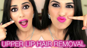 remove upper lip hair glamrs