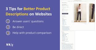 Tips For Better Product Descriptions On Websites