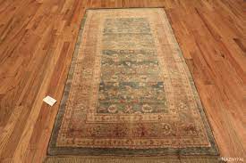 small antique turkish oushak rug 71481