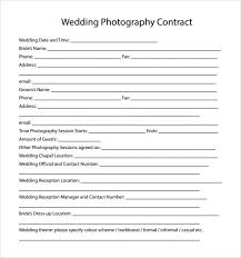 Wedding Contract For Photographers Under Fontanacountryinn Com