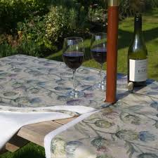Garden Tablecloth With Zipper Wipe