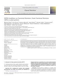 pdf espen guidelines on paeral