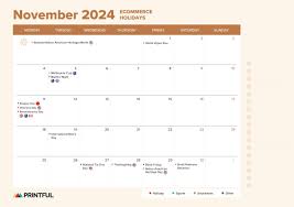 ecommerce holiday calendar 2024 s