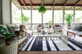 stylish cozy porch or patio