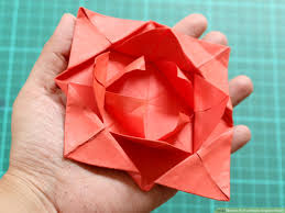 how to fold a simple origami flower 12