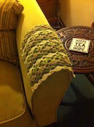 Chair Arm Covers So Easy Fan Stitch