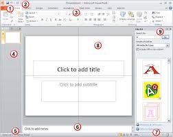 Interface In Powerpoint 2010 For Windows