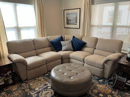 like new sectional sofa with recliners