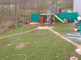 The wiffle ball field should be a minimum of 10 feet wide and 50 feet deep. Wiffle Ball Stadium The First Video Little Ebbets Field
