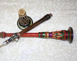 alat musik tradisional aceh rapai serune kalee, buatan AI