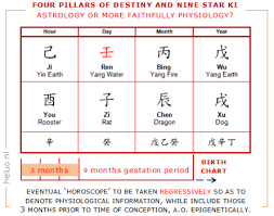 Four Pillars Of Destiny And Nine Star Ki Astrology Or